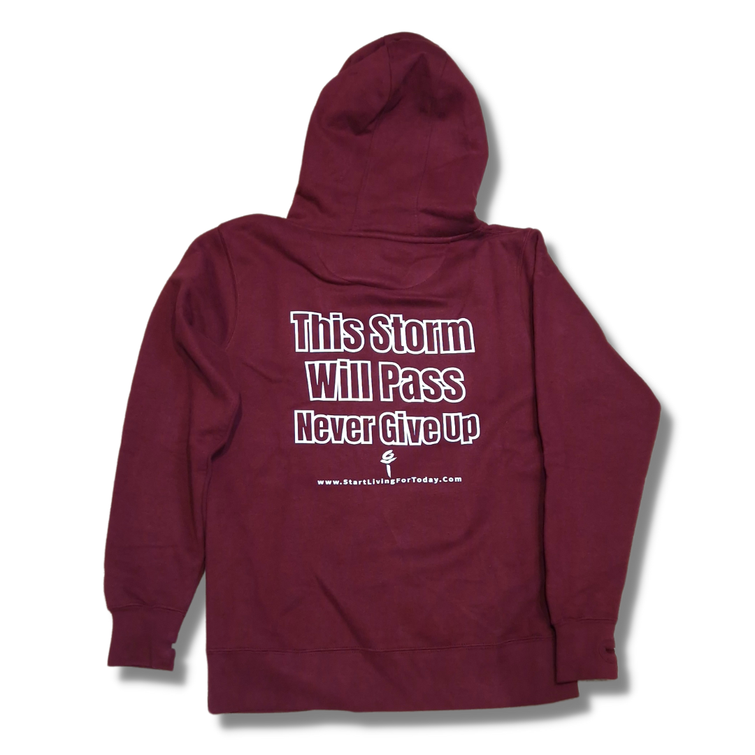 Maroon & Bottle Green - Ultra Premium, Super Soft Hoodie