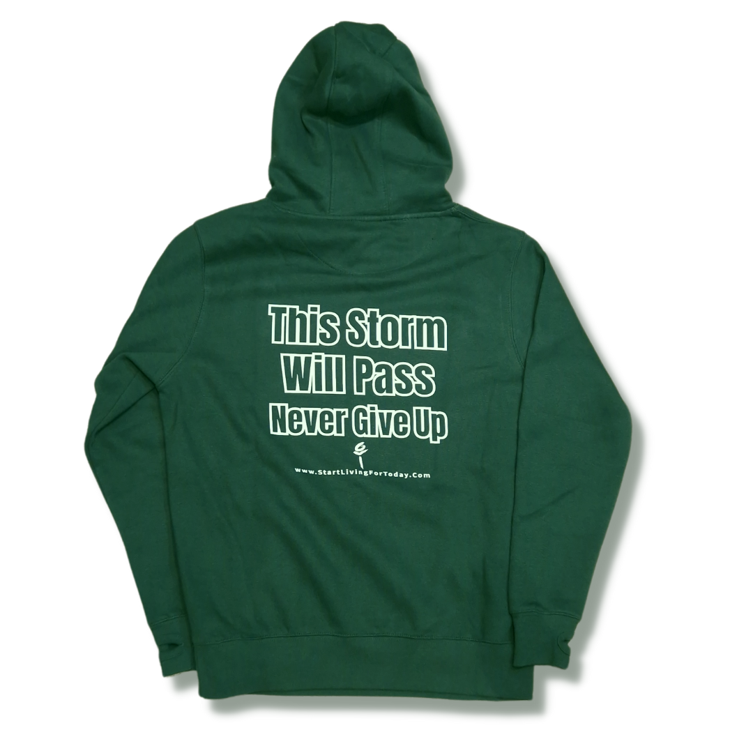 Maroon & Bottle Green - Ultra Premium, Super Soft Hoodie