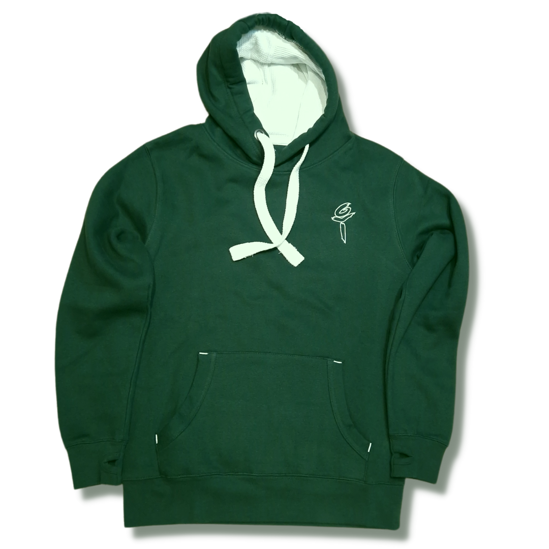 Maroon & Bottle Green - Ultra Premium, Super Soft Hoodie