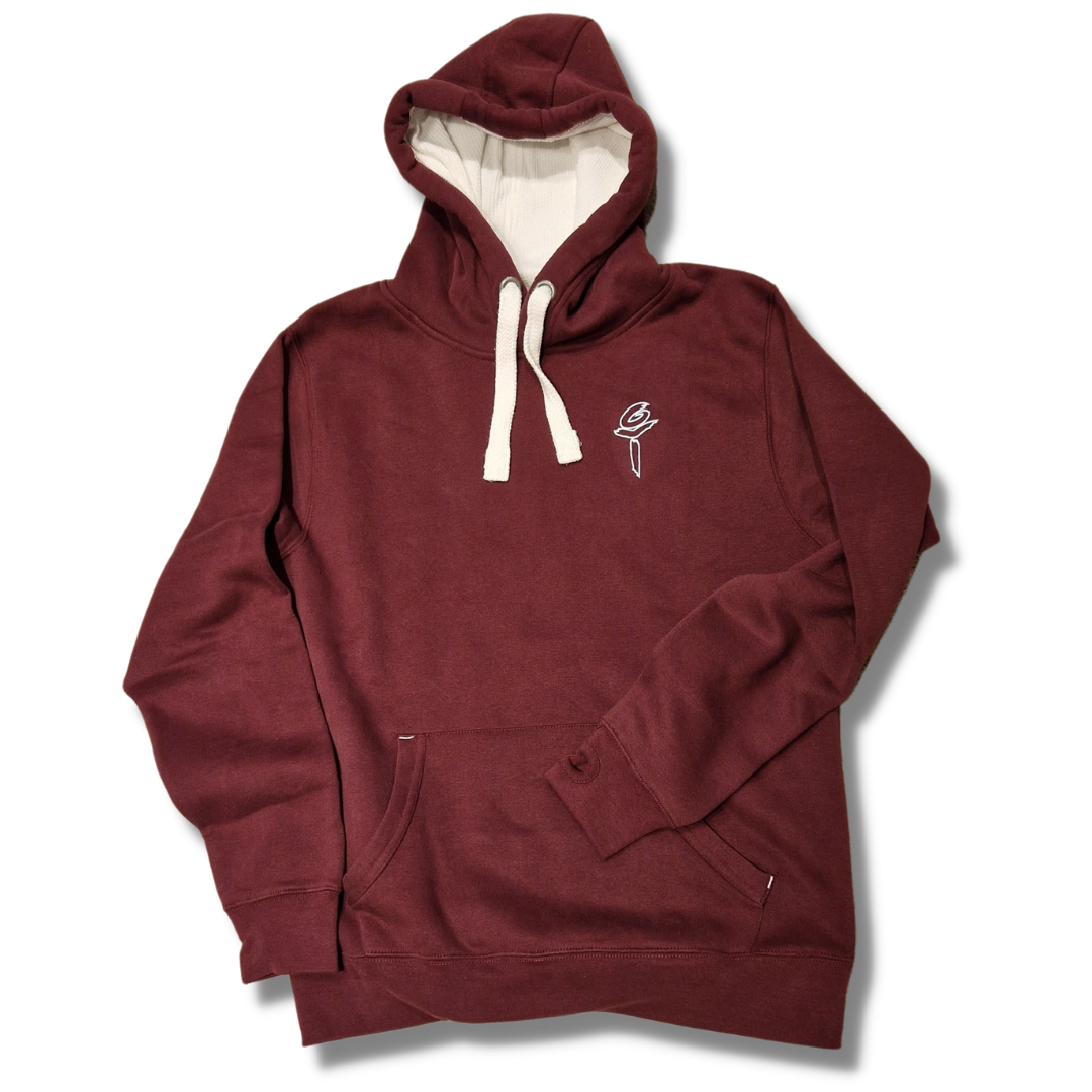 Maroon & Bottle Green - Ultra Premium, Super Soft Hoodie