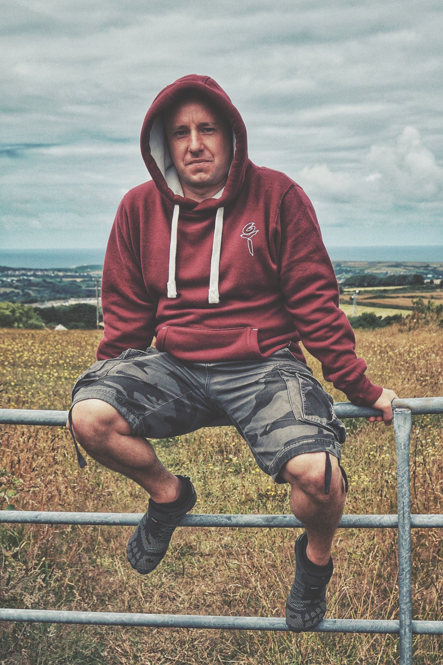 Maroon & Bottle Green - Ultra Premium, Super Soft Hoodie