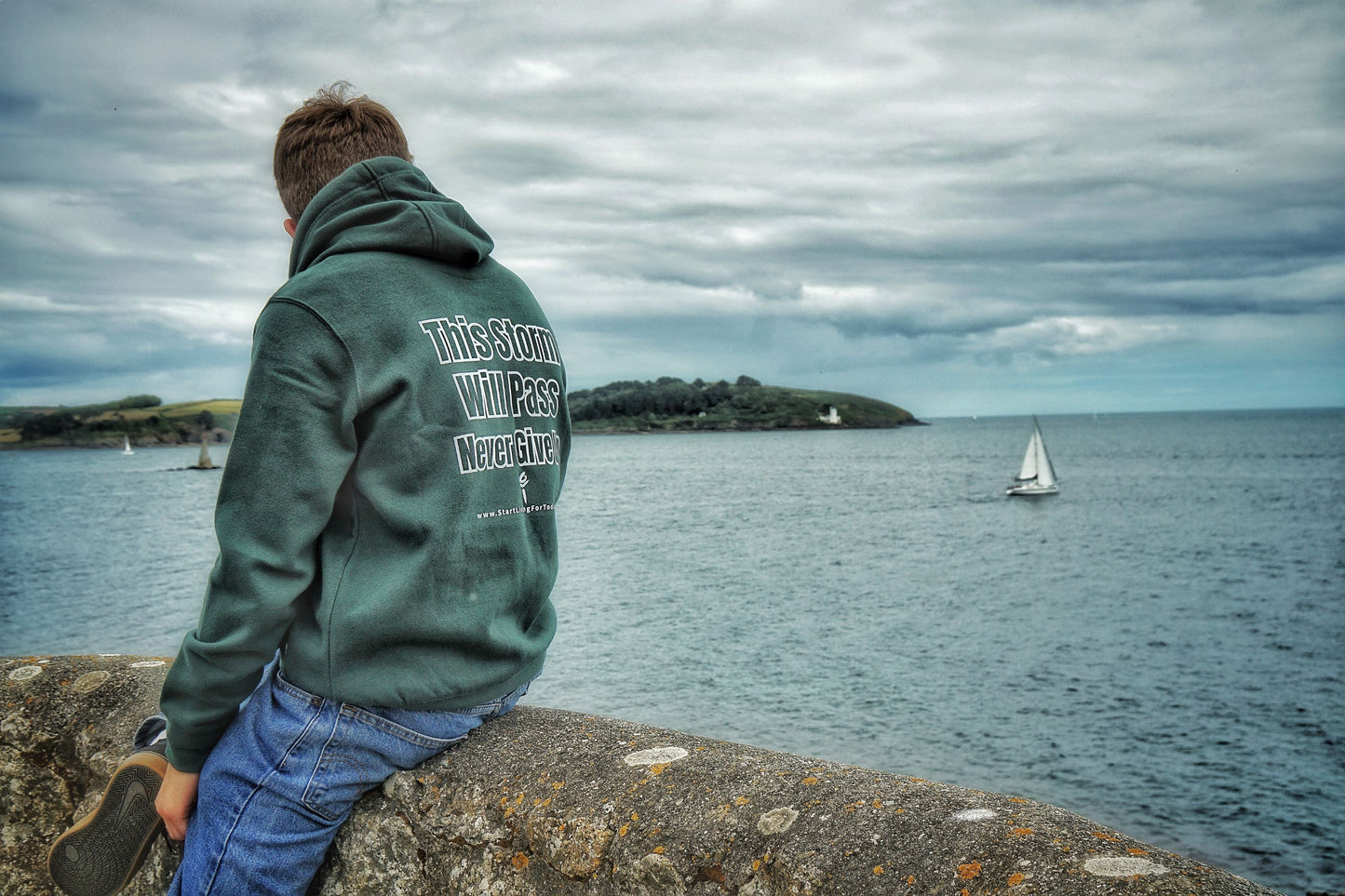 Maroon & Bottle Green - Ultra Premium, Super Soft Hoodie