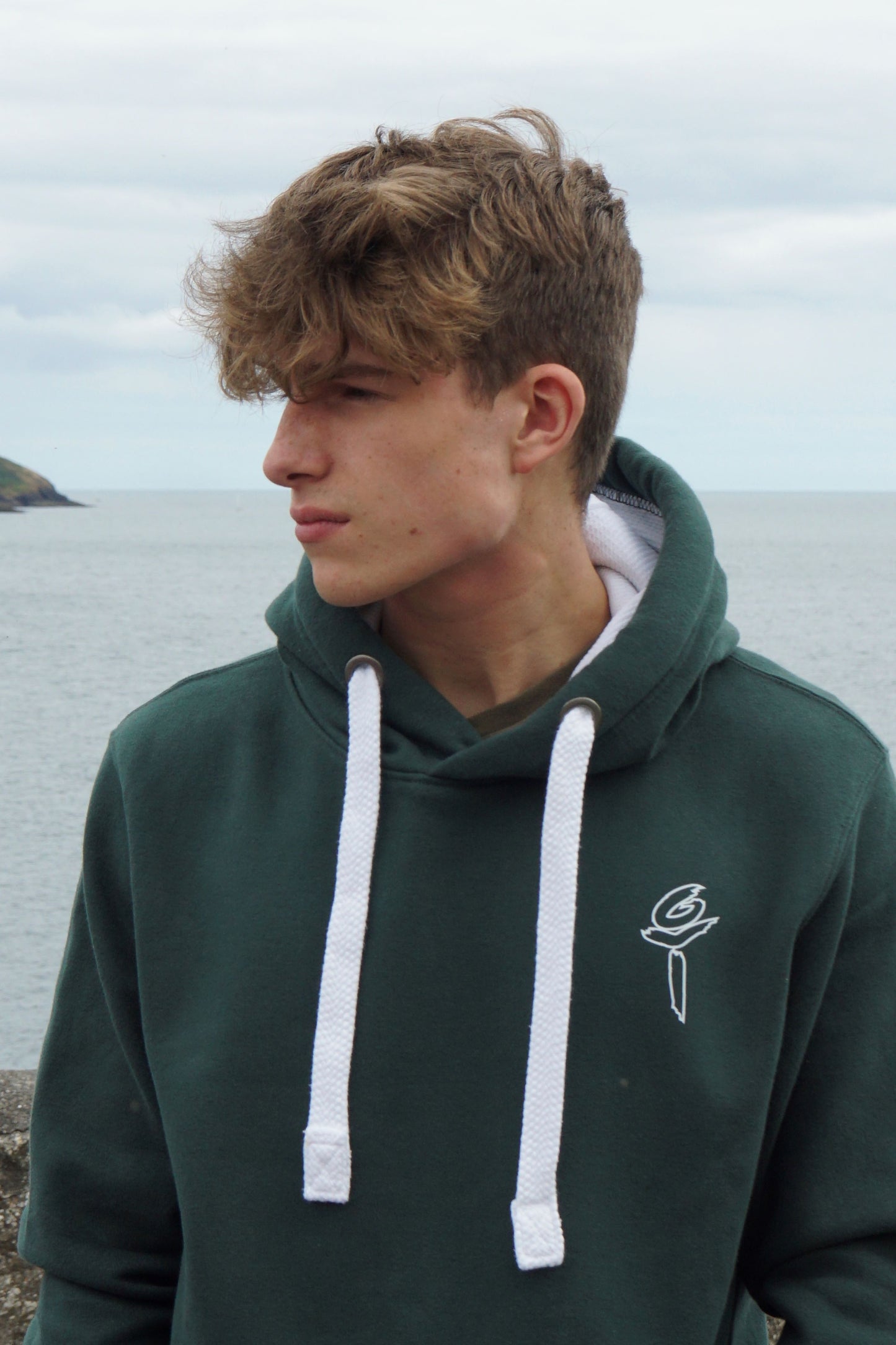 Maroon & Bottle Green - Ultra Premium, Super Soft Hoodie