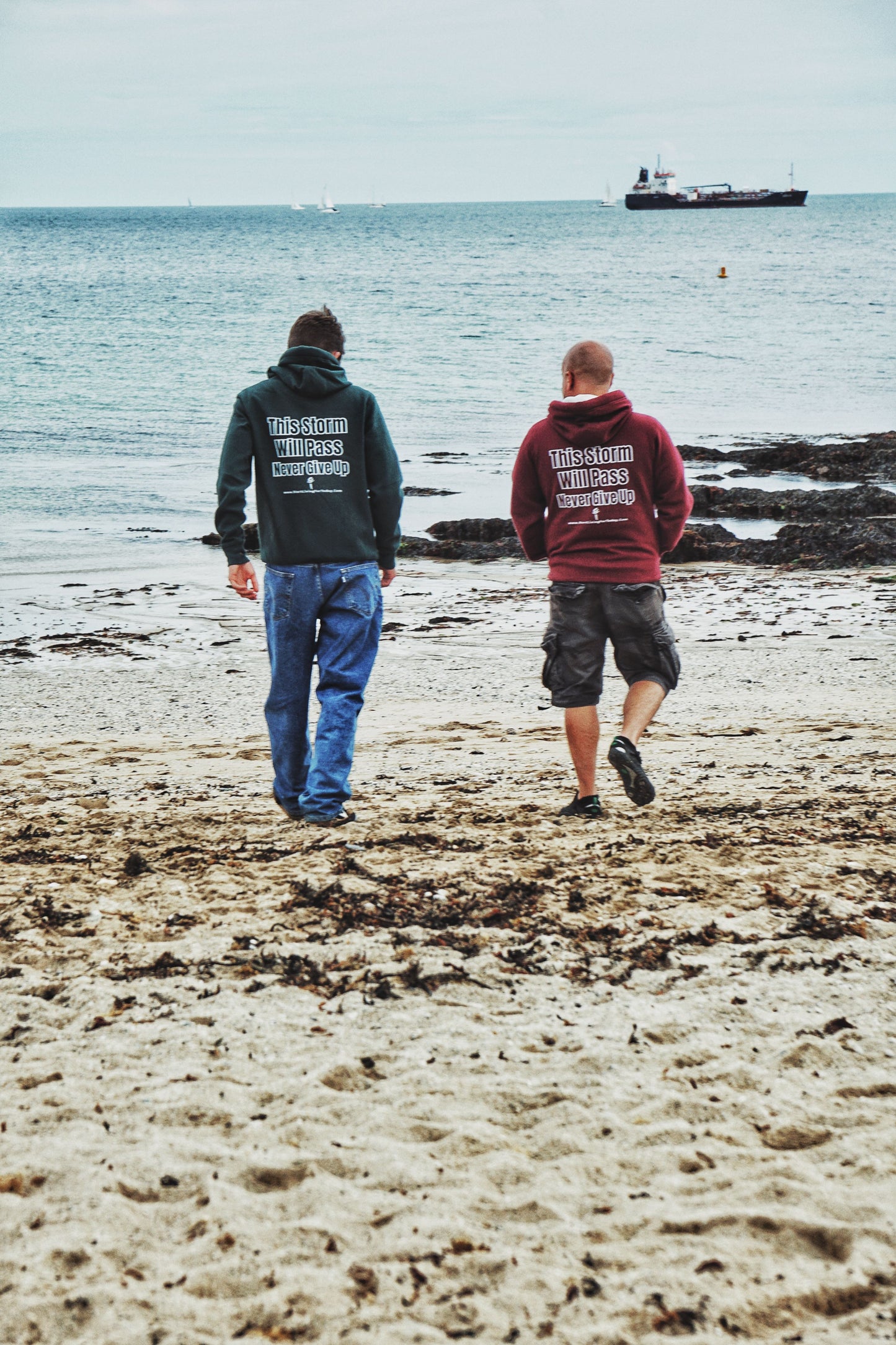 Maroon & Bottle Green - Ultra Premium, Super Soft Hoodie